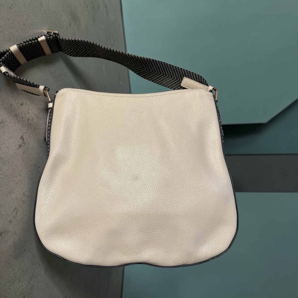 Marc Jacobs Shoulder Bag Purse Groove Leather Marshmallow - Picture 9 of 16
